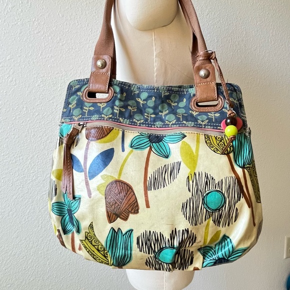 Fossil KeyPer Floral Shoulder Bag - Picture 1 of 6